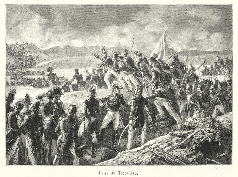 Capture of the Trocadero by French School