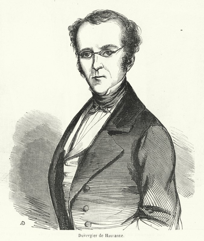 Prosper Duvergier de Hauranne, French Politician by French School