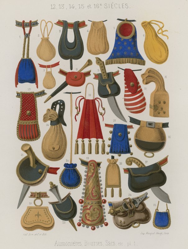 Purses, Pouches and Bags by French School