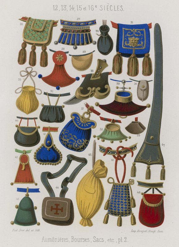 Purses, Pouches and Bags by French School