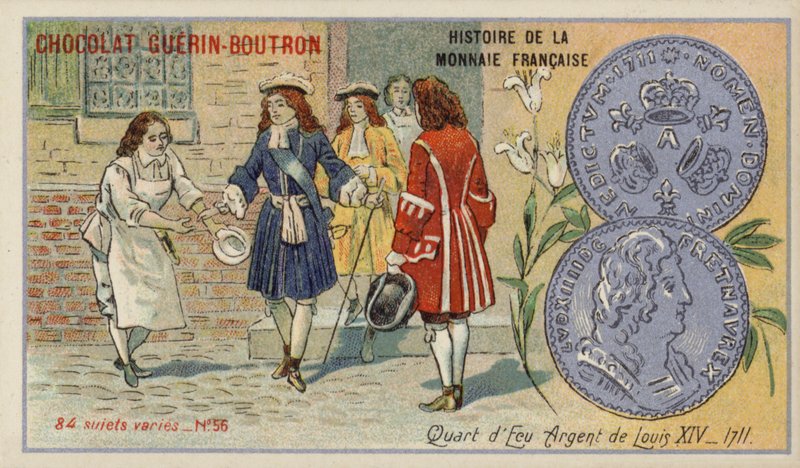 Quarter ecu of Louis XIV by French School