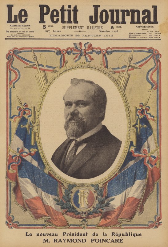 Raymond Poincare, new President of the French Republic by French School