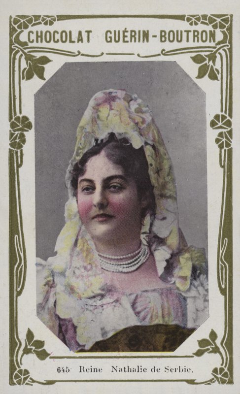 Queen Nathalie of Serbia by French School