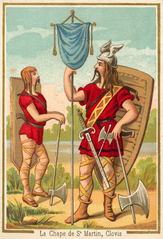 Relic of the Cloak of St Martin of Tours, Time of Clovis I by French School