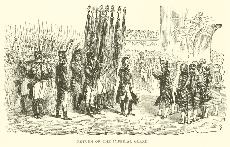Return of the Imperial Guard by French School