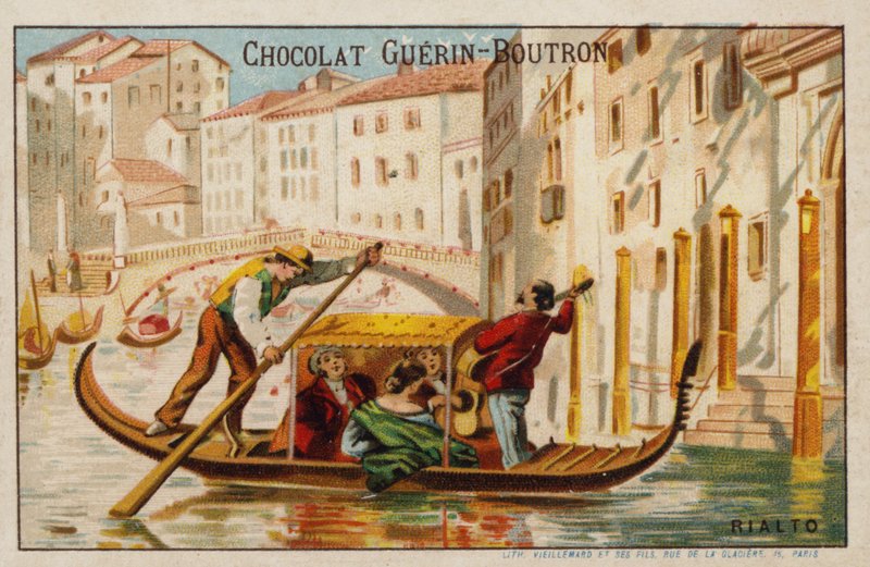 Rialto Bridge, Venice by French School