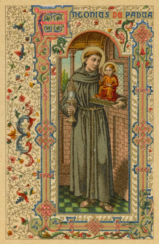 Saint Anthony of Padua by French School