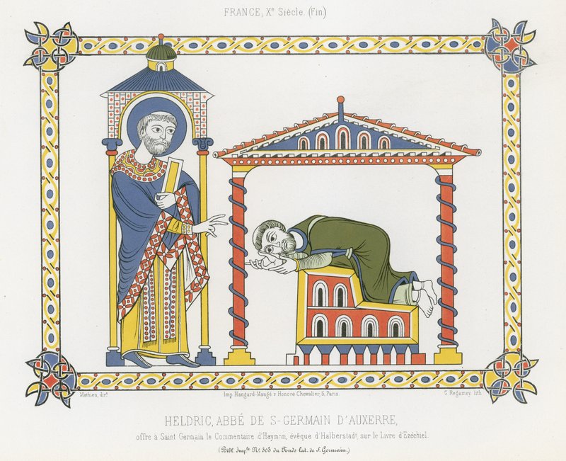 Saint Germain and Heldric at the Abbey of Saint-Germain d