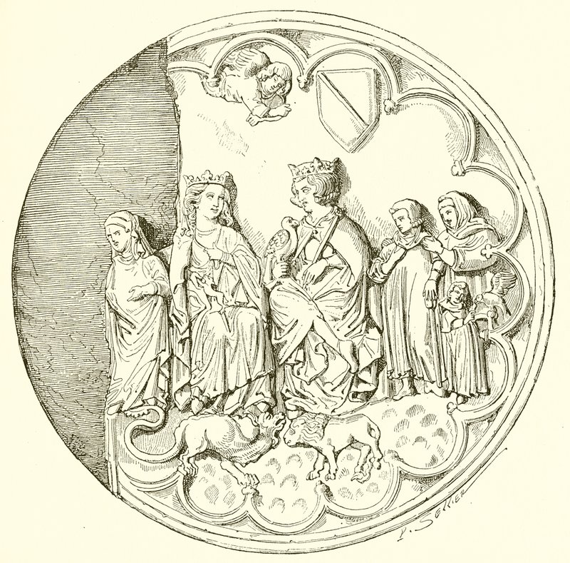 Saint Louis and Blanche of Castille by French School