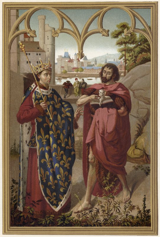 Saint Louis and Saint John the Baptist by French School