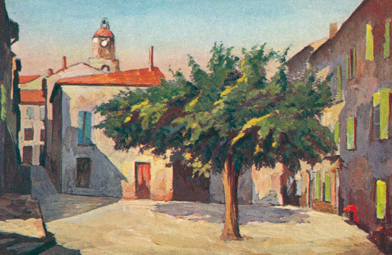 Saint Tropez: Picturesque Corner by French School