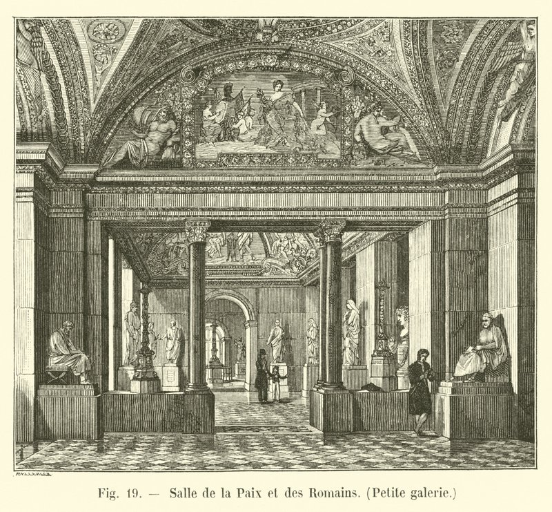Hall of Peace and Romans, Small gallery by French School