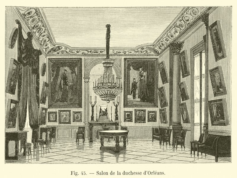 Salon of the Duchess of Orleans by French School