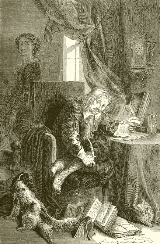 Scarron and His Wife by French School