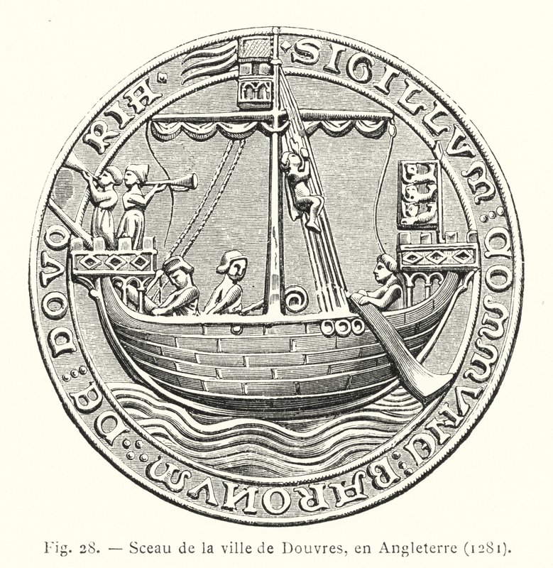 Seal of the city of Dover, England by French School