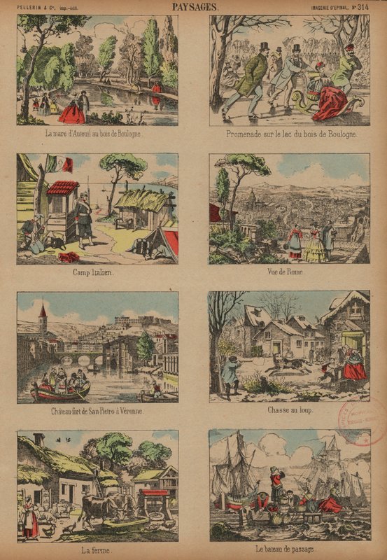 Scenes and Landscapes by French School