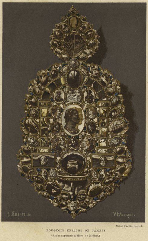 Sconce Decorated with Cameos by French School