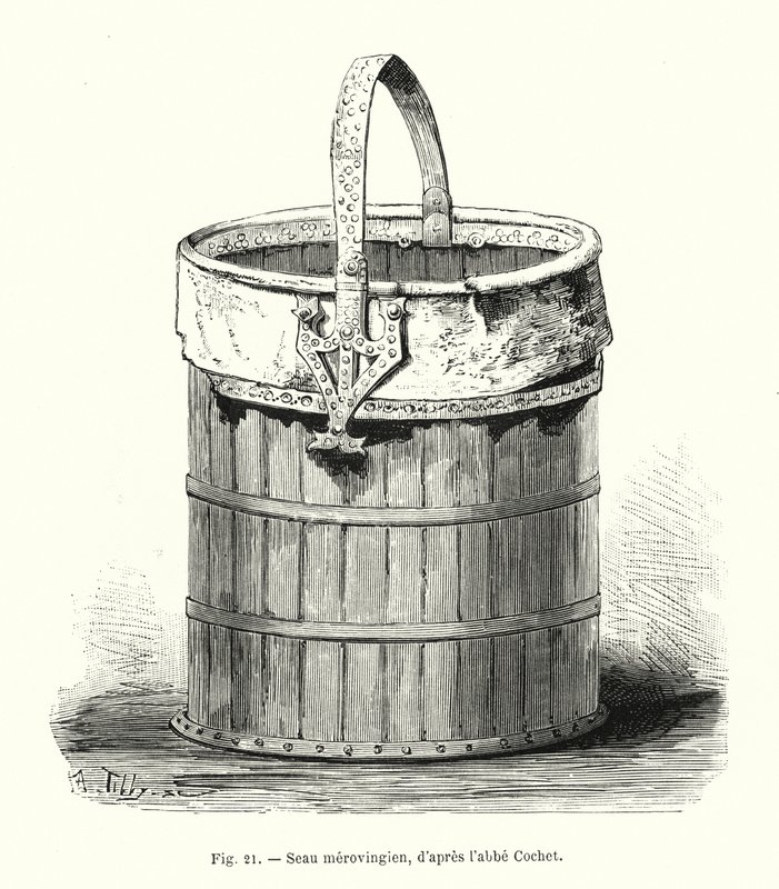 Merovingian seal, after Abbe Cochet by French School