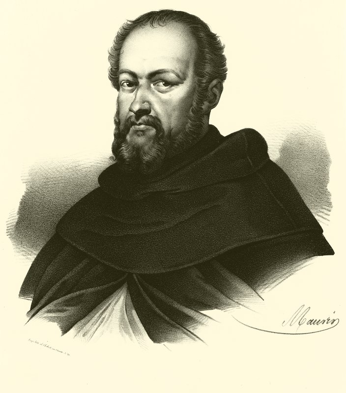 Sebastiano del Piombo, Portrait (engraving) by French School