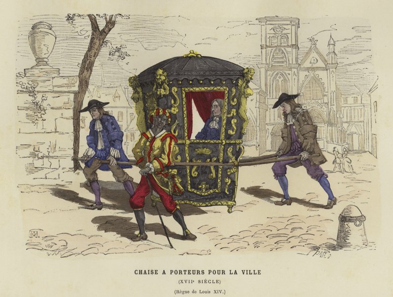 Sedan Chair for Use in Town, Reign of Louis XIV of France, 17th Century by French School