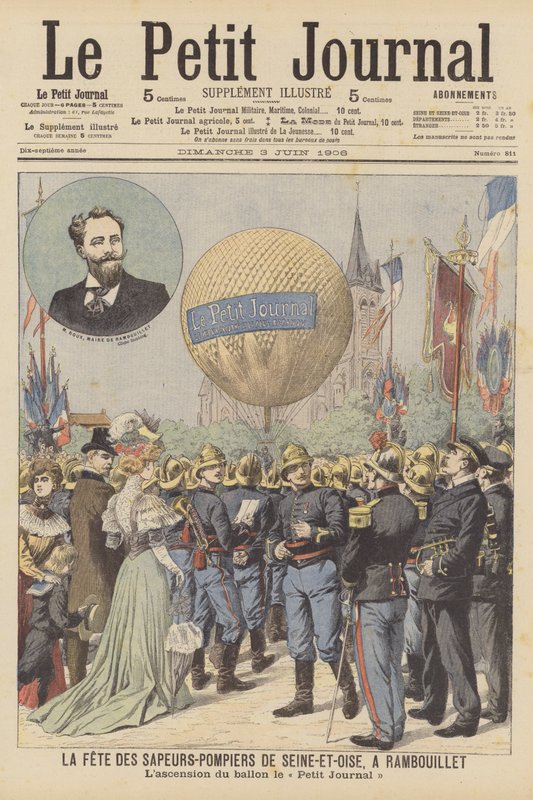 Seine-et-Oise Fire Brigade fete at Rambouillet, Paris by French School