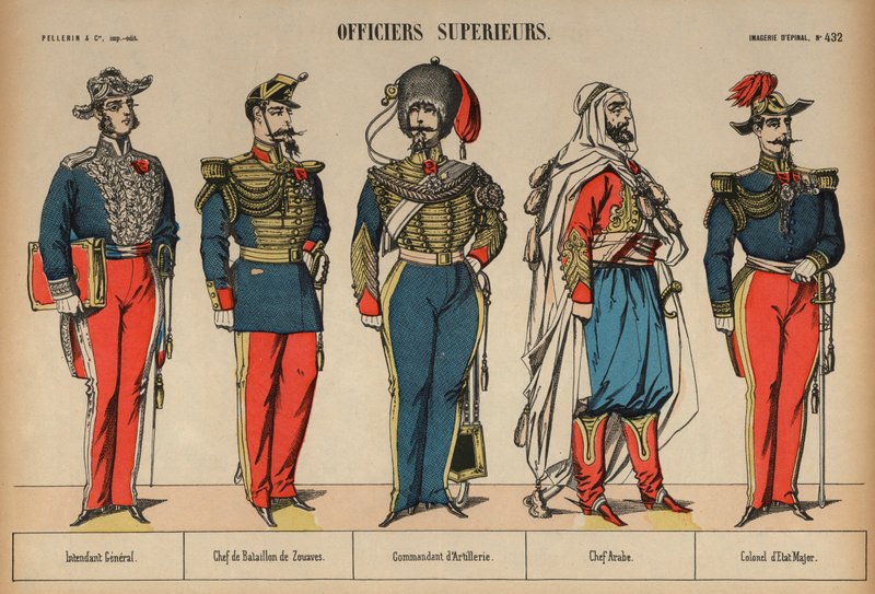Senior Army Officers by French School