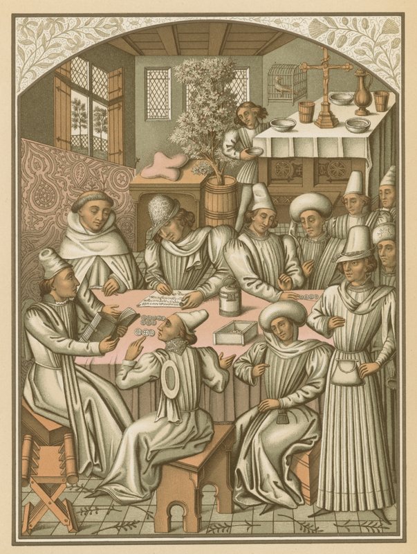 Settlement of Accounts by the Brotherhood of Charite-Dieu and Notre-Dame of the Recovery of Rouen, 1466 by French School
