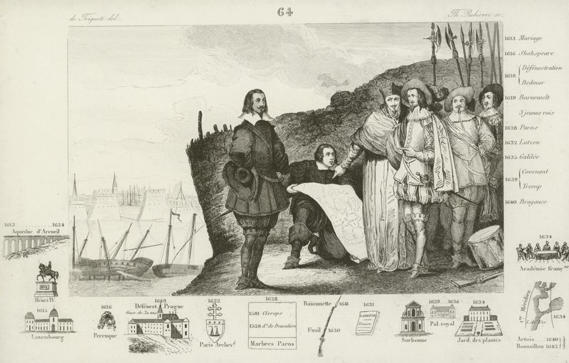 Siege of La Rochelle, France, 1627-1628 by French School