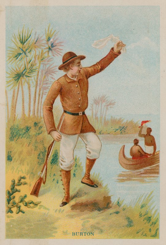 Sir Richard Burton in Africa by French School