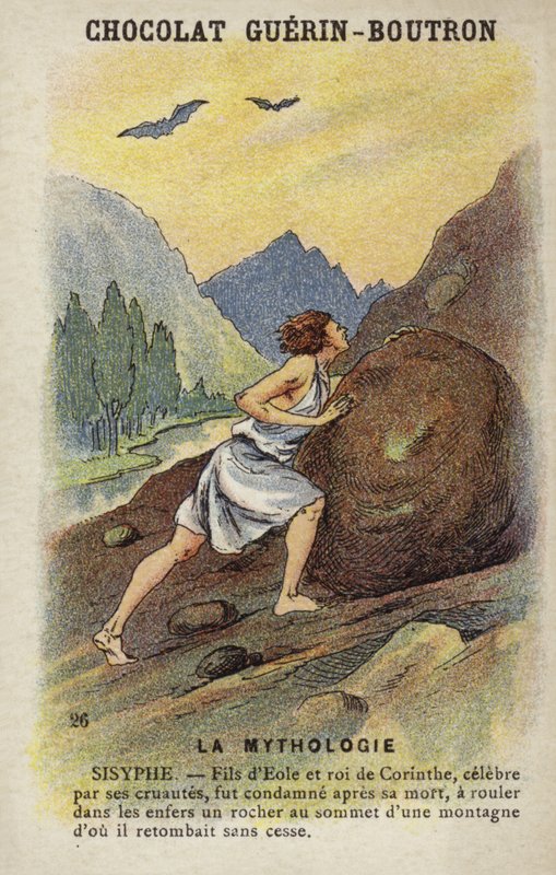 Sisyphus by French School