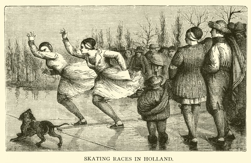 Skating Races in Holland by French School