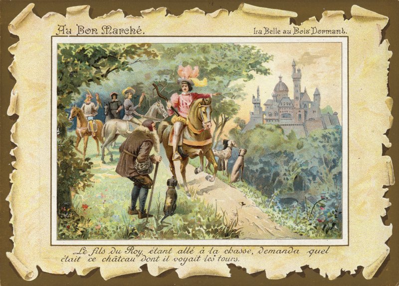 Sleeping Beauty, Prince on Horseback by French School