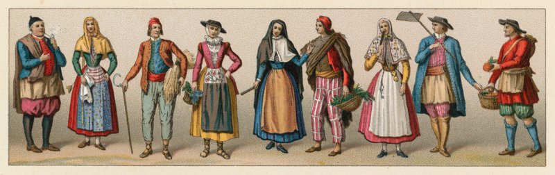 Spain Costume by French School