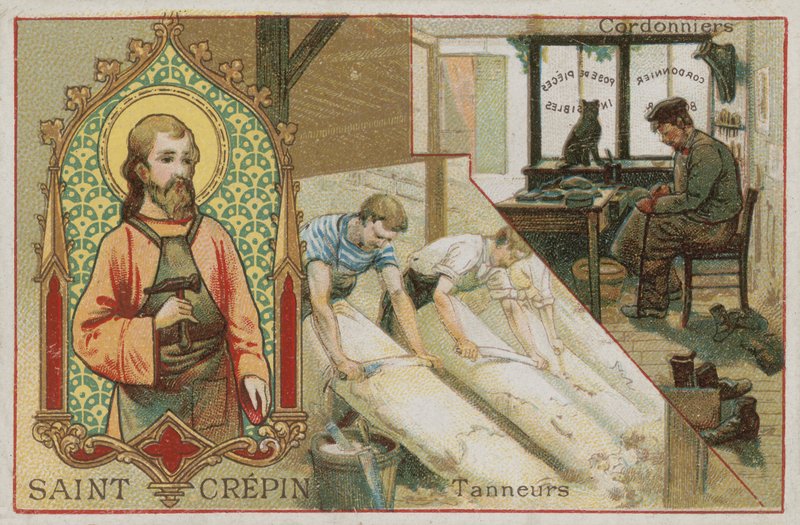 St Crispin, Cobblers and Tanners by French School