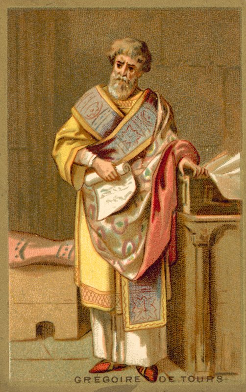 St Gregory of Tours, Frankish Bishop and Historian by French School