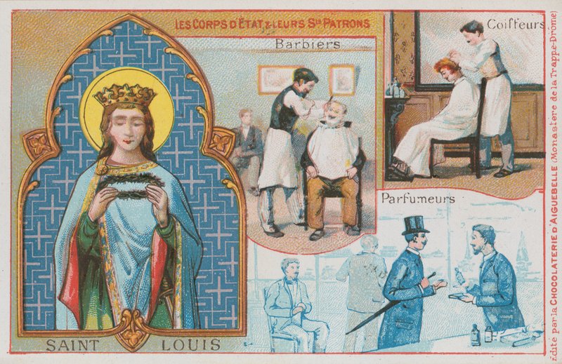 St Louis, barbers, hairdressers and perfumers by French School
