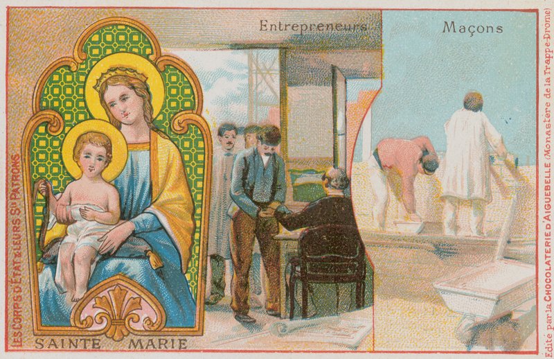 St Mary, entrepreneurs and masons by French School