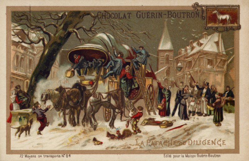 Stagecoach by French School