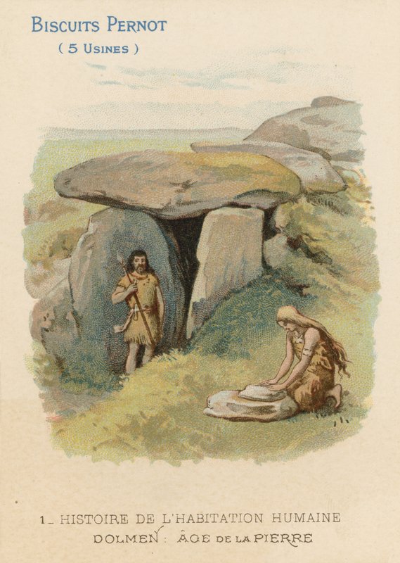 Stone Age Dolmen by French School