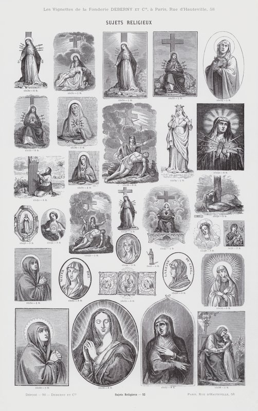 Religious Subjects (engraving) by French School