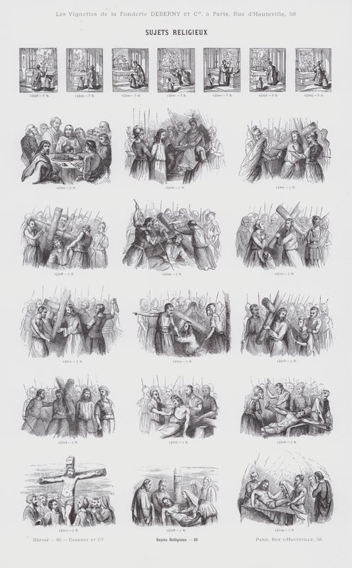 Religious Subjects (engraving) by French School