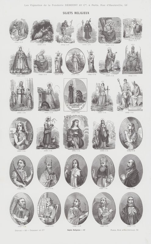 Religious Subjects by French School