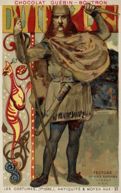 Swedish Viking Costume, 6th Century by French School