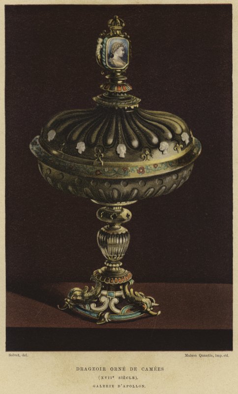 Sweet Jar Decorated with Cameos, 17th Century by French School