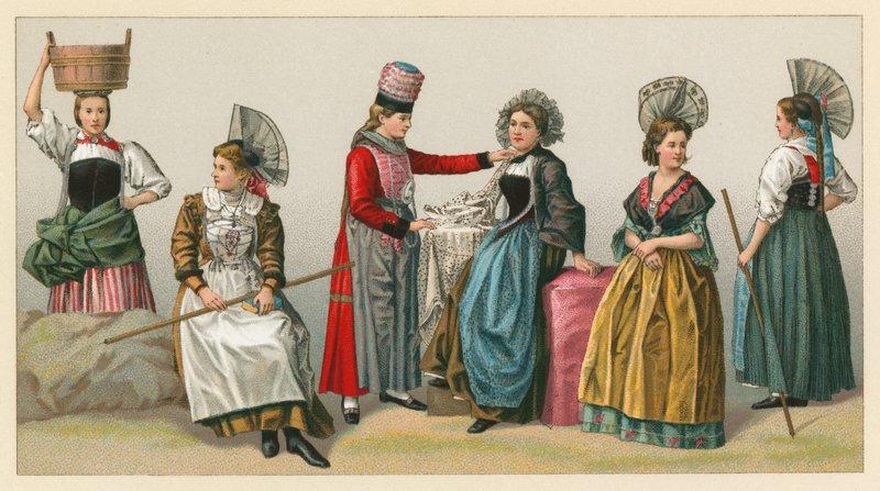 Switzerland Costume by French School