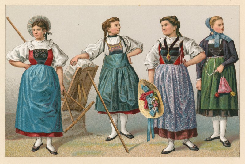 Switzerland Costume by French School