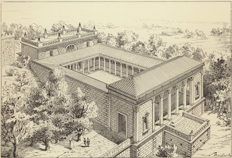 Temple of Baal by French School