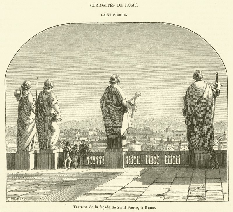 Terrace of the Facade of Saint Peter
