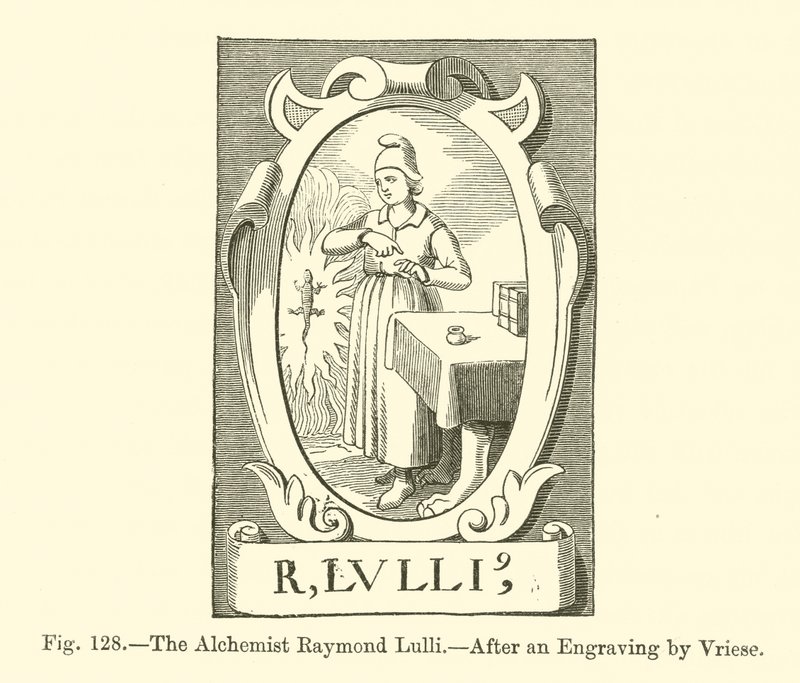 The Alchemist Raymond Lulli by French School