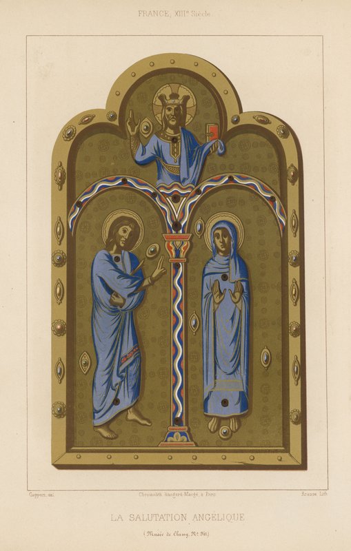 The Angelic Salutation by French School